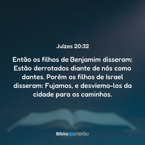 Juízes 20:32