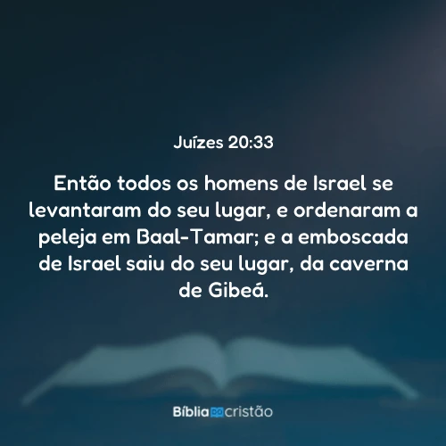 Juízes 20:33