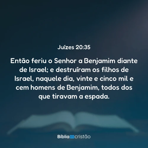 Juízes 20:35