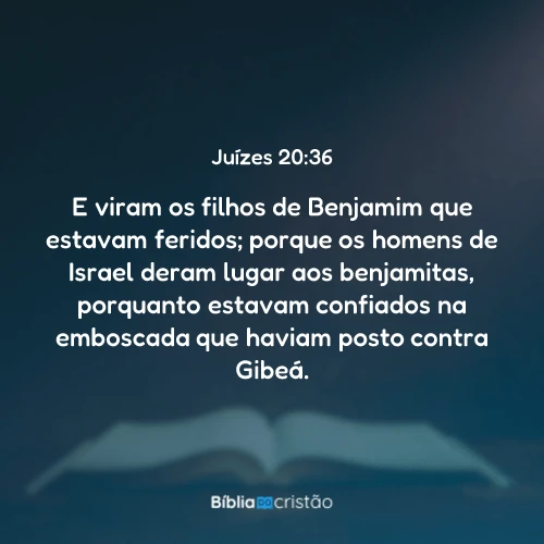 Juízes 20:36