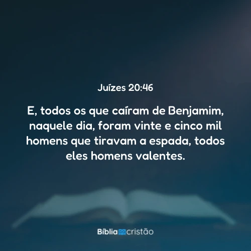 Juízes 20:46