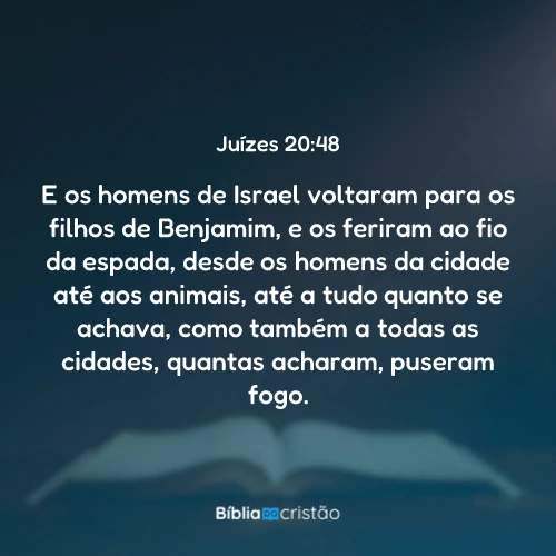 Juízes 20:48
