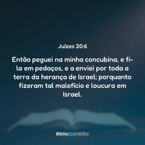 Juízes 20:6