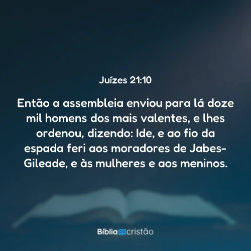Juízes 21:10