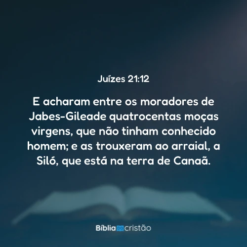Juízes 21:12