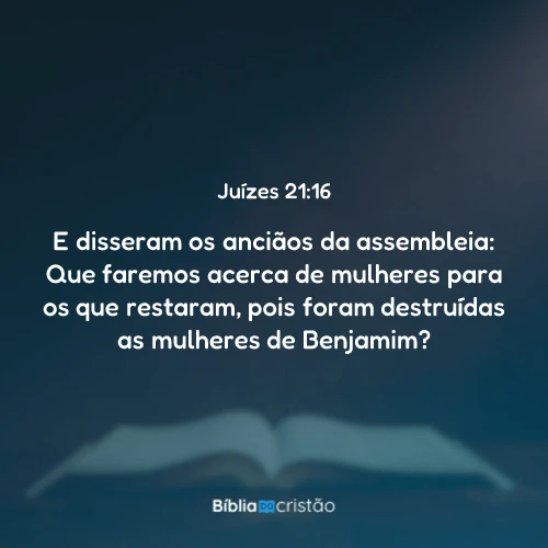 Juízes 21:16