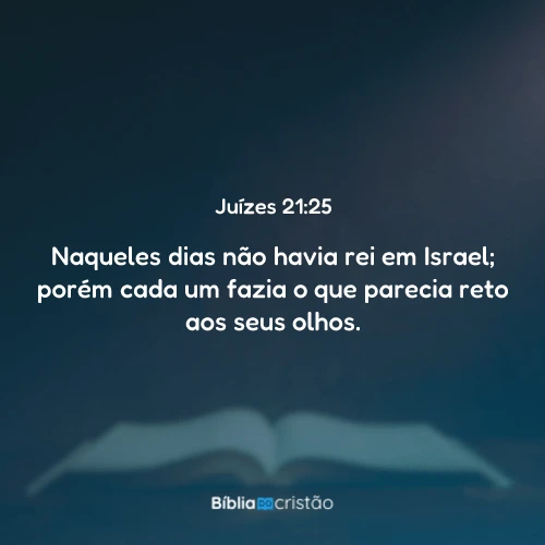Juízes 21:25