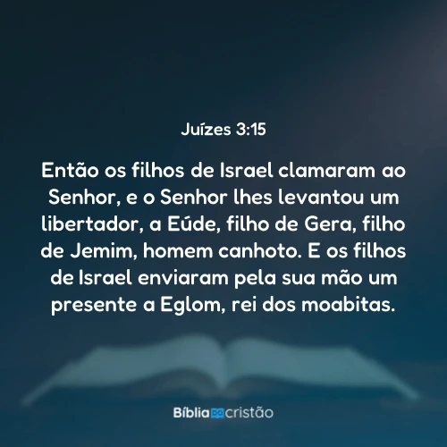 Juízes 3:15
