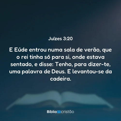 Juízes 3:20