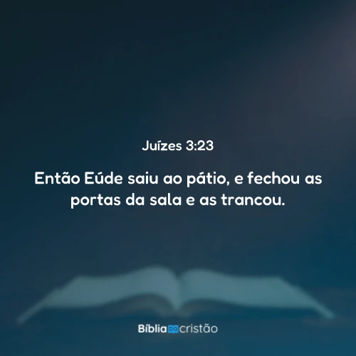 Juízes 3:23