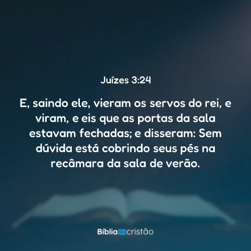 Juízes 3:24