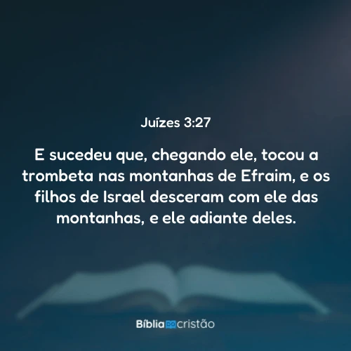Juízes 3:27