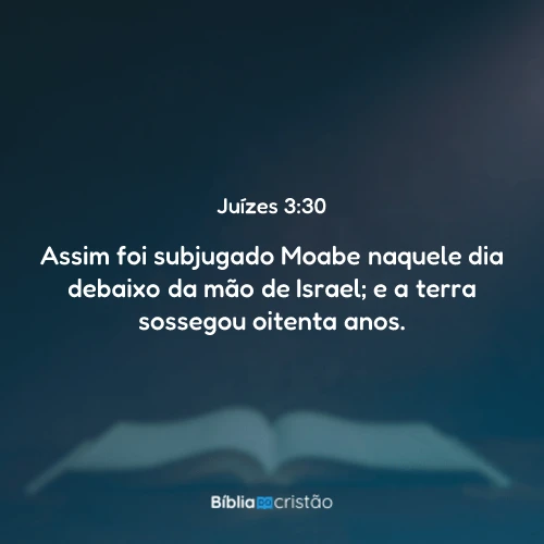 Juízes 3:30