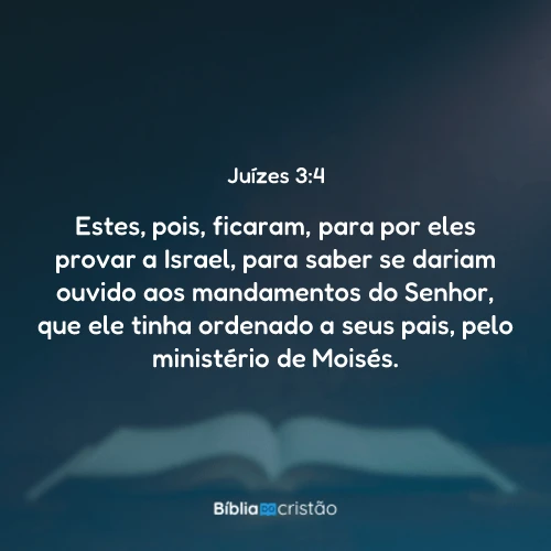 Juízes 3:4