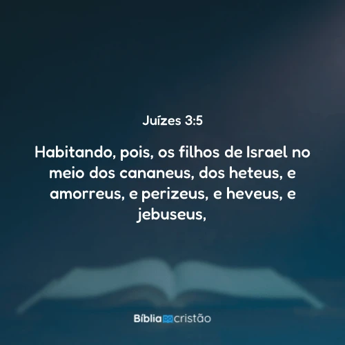 Juízes 3:5