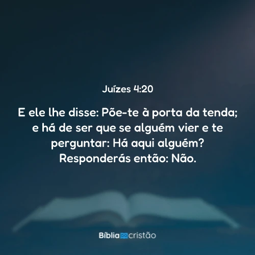 Juízes 4:20