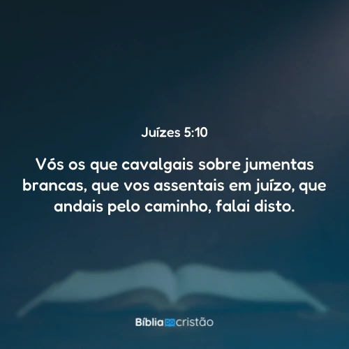 Juízes 5:10