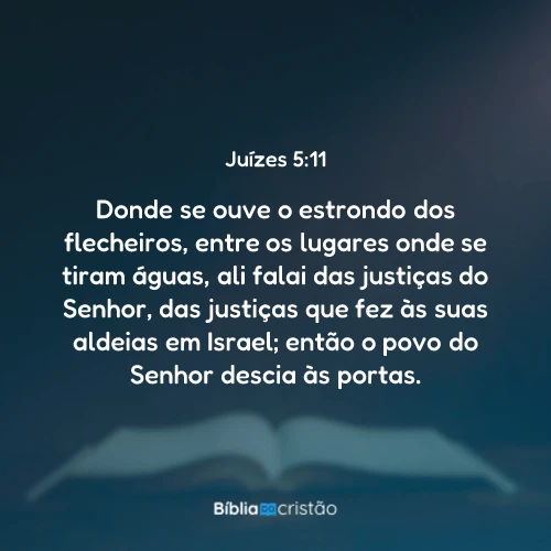 Juízes 5:11