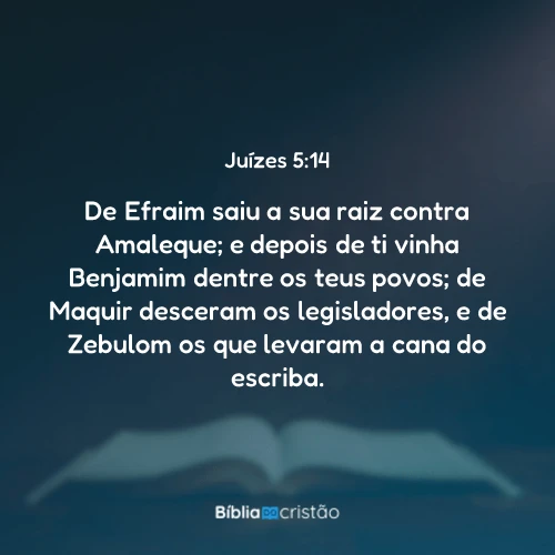 Juízes 5:14