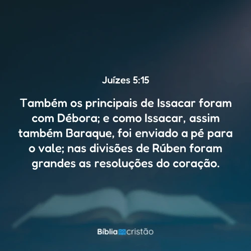 Juízes 5:15