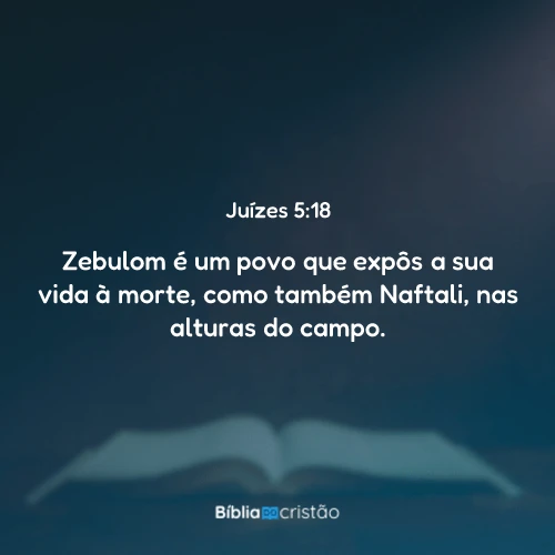 Juízes 5:18