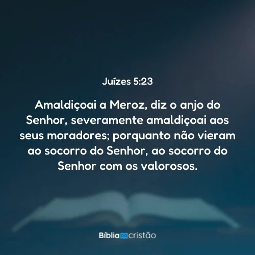Juízes 5:23