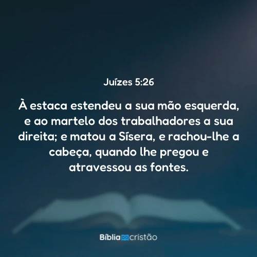 Juízes 5:26