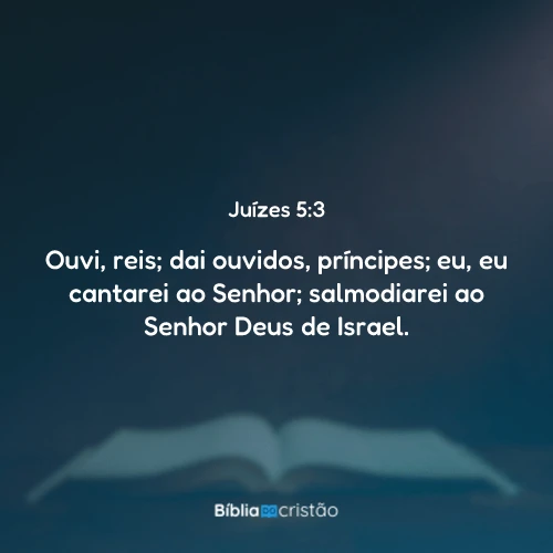 Juízes 5:3