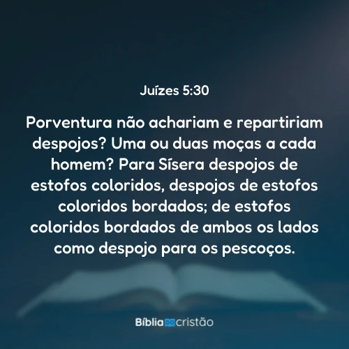 Juízes 5:30