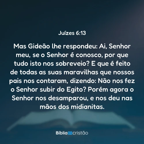 Juízes 6:13