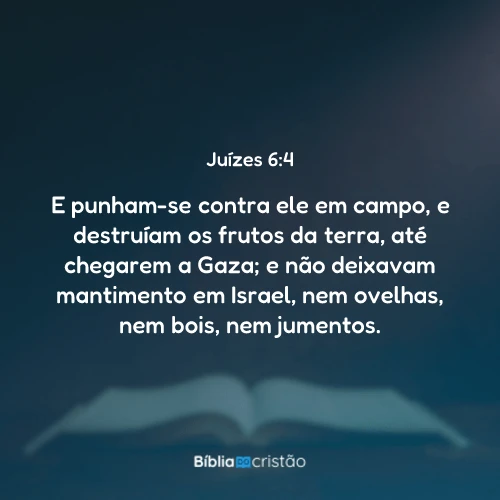 Juízes 6:4