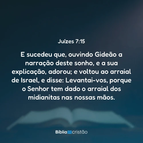 Juízes 7:15