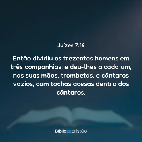 Juízes 7:16