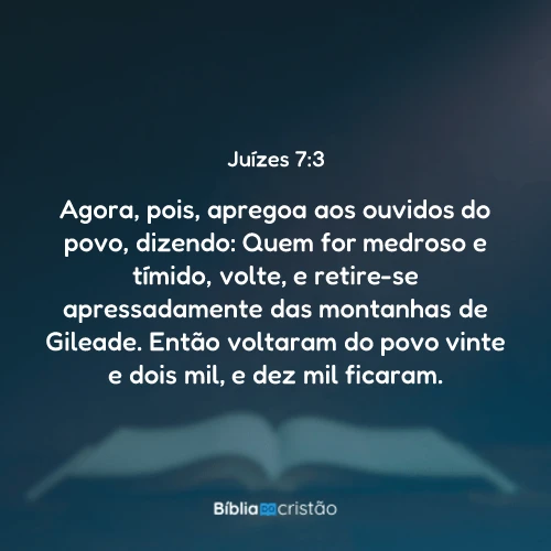 Juízes 7:3