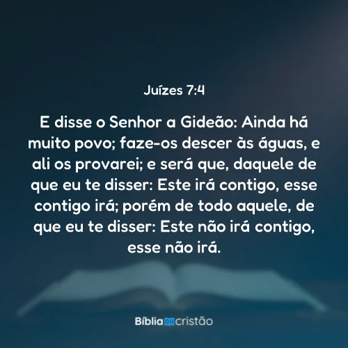 Juízes 7:4