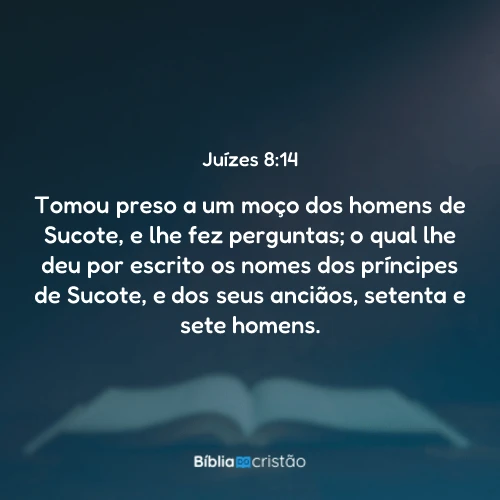 Juízes 8:14