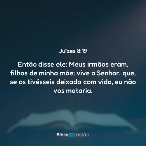 Juízes 8:19