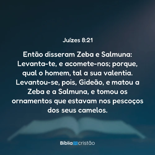 Juízes 8:21