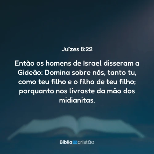Juízes 8:22
