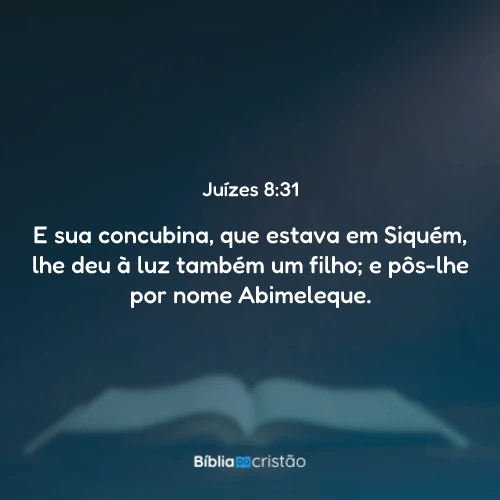 Juízes 8:31