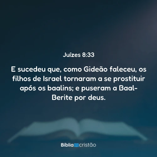 Juízes 8:33