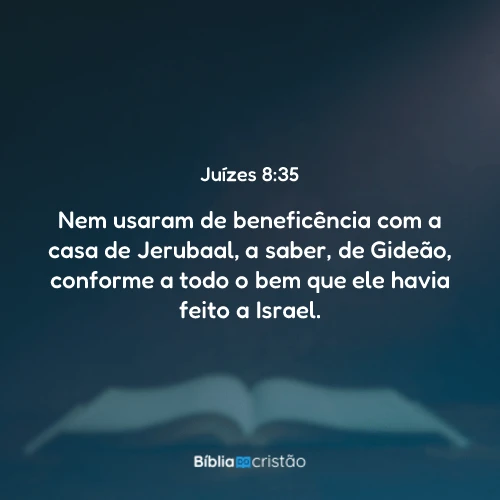 Juízes 8:35