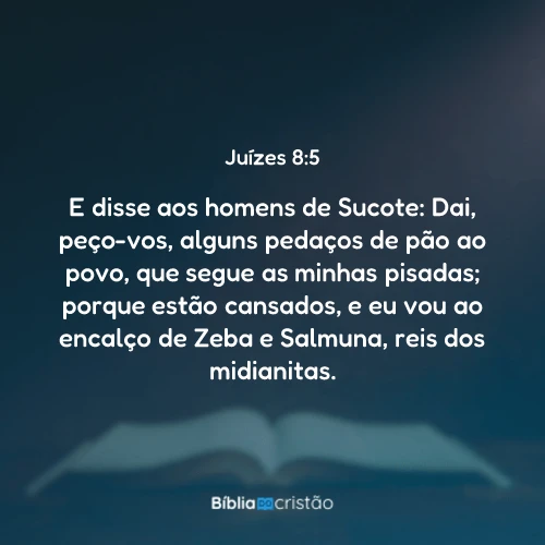 Juízes 8:5
