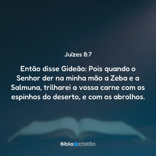 Juízes 8:7