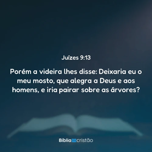 Juízes 9:13