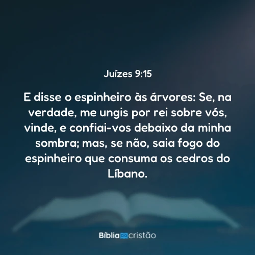 Juízes 9:15