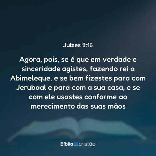 Juízes 9:16