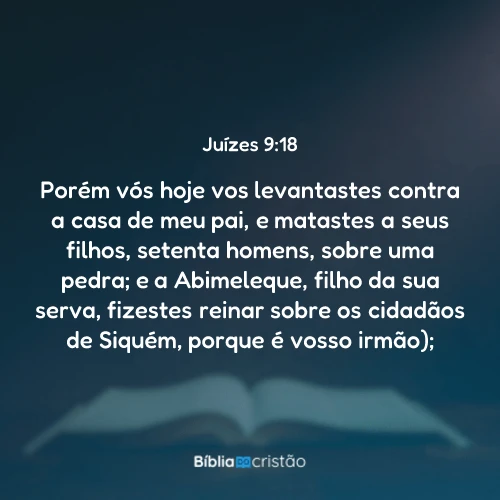 Juízes 9:18