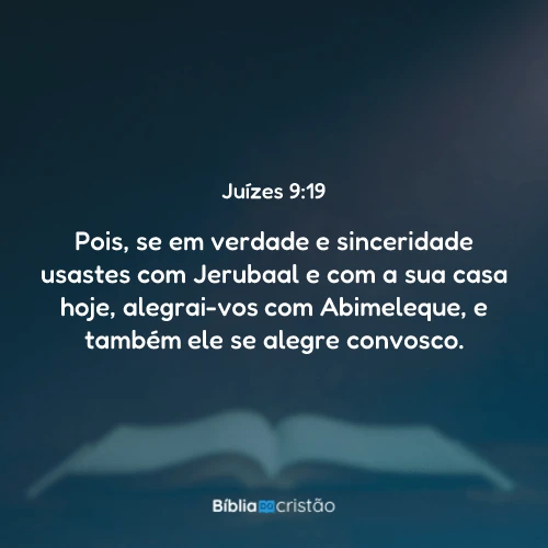 Juízes 9:19