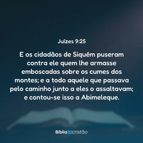 Juízes 9:25